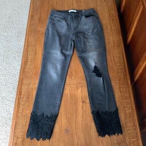 NWOT. Jessica Simpson black Adored High Rise Ankle - size 26.